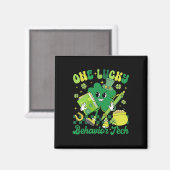 Grappige geluksbehavior Tech St. Patricks Day A Rb Magneet (Voorkant / Achterkant)