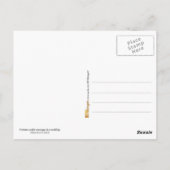 Grappige gelukskoekje huwelijk grap briefkaart (Achterkant)