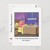 Grappige gelukwunschkaart met humor voor een jubil briefkaart (Voorkant / Achterkant)