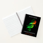 Grappige Gemberkrachten Geactiveerd Rosshaar DNA Notitieboek (Binnen)