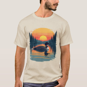 Grappige Gemeenschappelijke Loon - Minnesota Vogel T-shirt