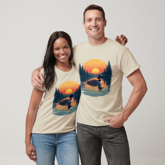 Grappige Gemeenschappelijke Loon - Minnesota Vogel T-shirt (Unisex)