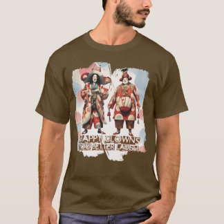 Grappige, gemene Japanse circusclowns, je lacht be T-shirt