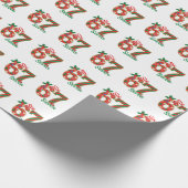 Grappige Gen Alpha 67 kerst meme Cadeaupapier (Hoek)