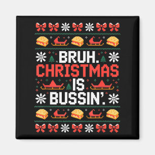 Grappige Gen Alpha Gen Z-slang Grappige kerst-trui Magneet