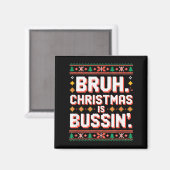 Grappige Gen Alpha Gen Z-slang Grappige kersttrui Magneet (Voorkant / Achterkant)