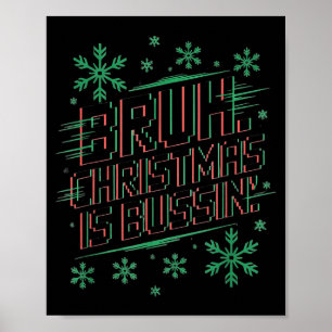 Grappige Gen Alpha Gen Z-slang Grappige kersttrui Poster