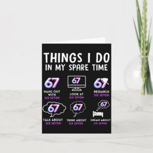 Grappige Gen Alpha Vriend Trend Fan Moderne Jonger Kaart