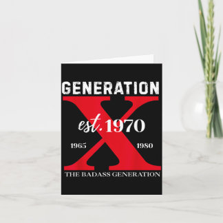 Grappige Gen X 1970 Voordat Al Jullie Watjes Werde Kaart