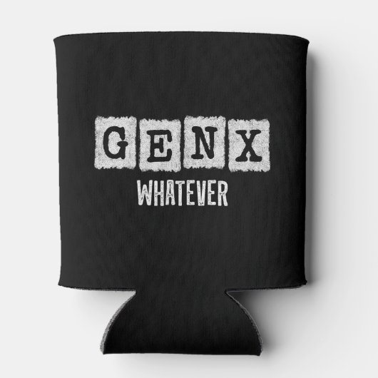 Grappige Gen X Generation X Gen Xer Gen X Wat dan Blikjeskoeler (Achterkant)