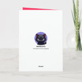 Grappige Gen Z-gamer Zwart kat Kaart (Achterkant)