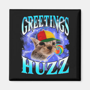 Grappige Gen Z Gen Alpha Bijnamen Kat Meme Groetje Magneet