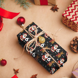 Grappige Gen Z Kerstman & Rudolph 67 Kerstcadeauve Cadeaupapier