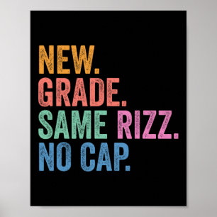 Grappige Gen Z Terug naar school Nieuwe klas dezel Poster