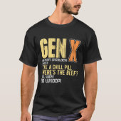 Grappige Generatie X T-shirt (Voorkant)