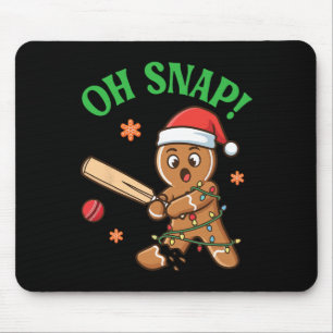 Grappige Gengembre Koek Krikket Kerst Koekje Oh Sn Muismat