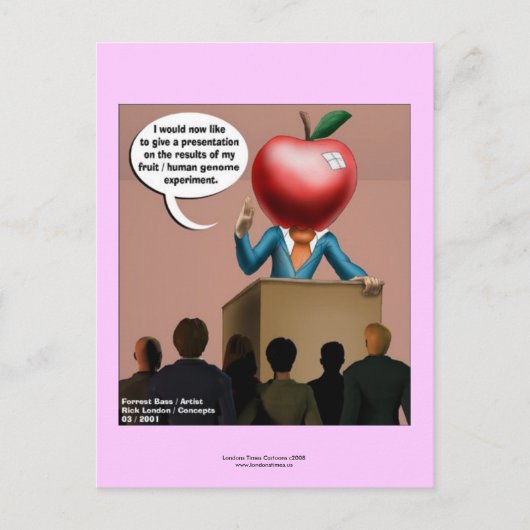 Grappige genoom-ansichtkaarten (set van 8) briefkaart (Voorkant)