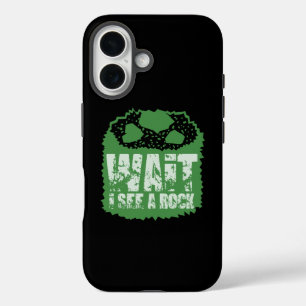 Grappige geologie - Wacht ik zie een rots iPhone 16 Hoesje