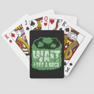 Grappige geologie - Wacht ik zie een rots Pokerkaarten