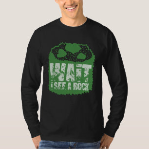 Grappige geologie - Wacht ik zie een rots T-shirt