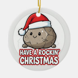 Grappige geoloog keramisch ornament