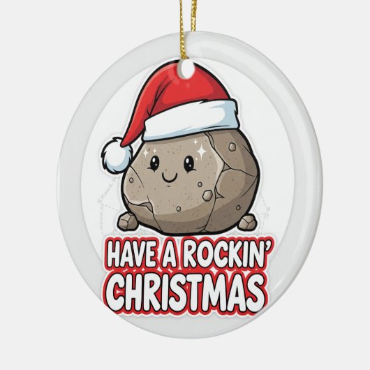 Grappige geoloog keramisch ornament (Links)