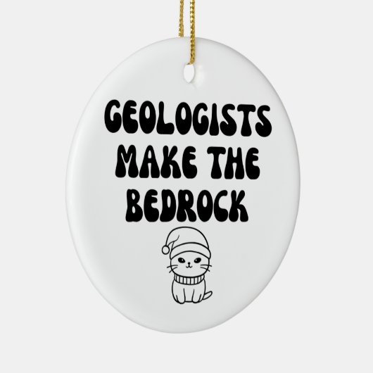 Grappige geoloog keramisch ornament (Rechts)
