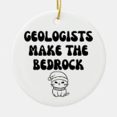 Grappige geoloog keramisch ornament (Voorkant)