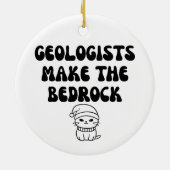 Grappige geoloog keramisch ornament (Achterkant)