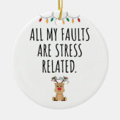 Grappige geoloog keramisch ornament (Voorkant)