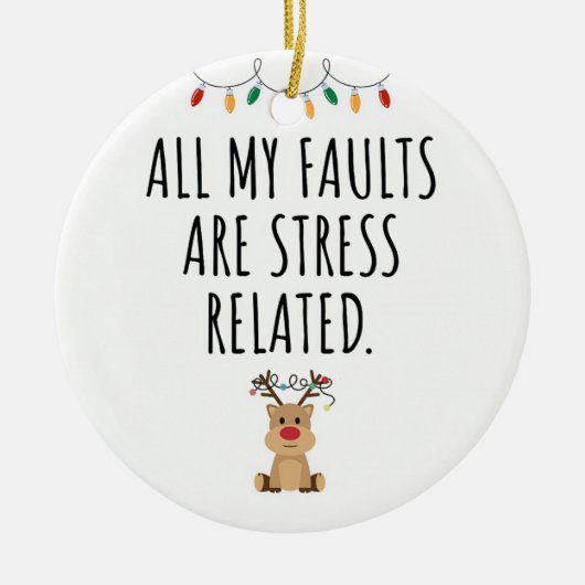 Grappige geoloog keramisch ornament (Voorkant)