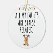 Grappige geoloog keramisch ornament (Links)