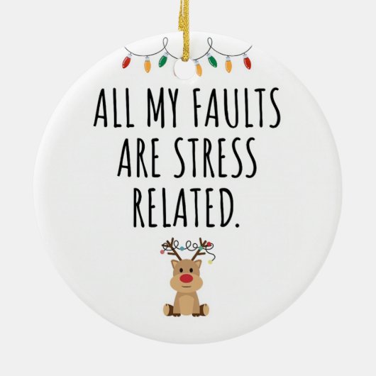 Grappige geoloog keramisch ornament (Achterkant)