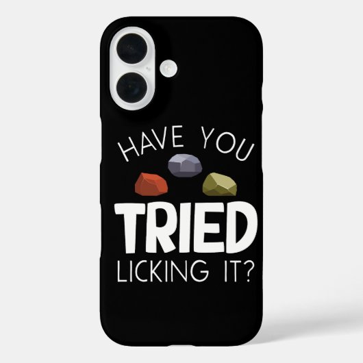 Grappige geoloog Lapidair gesteenteverzamelaar Roc Case-Mate iPhone Case (Achterkant)