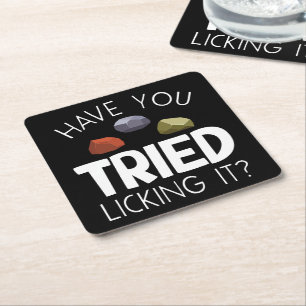 Grappige geoloog Lapidary Rock Collector Rockhound Kartonnen Onderzetters