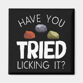 Grappige geoloog Lapidary Rock Collector Rockhound Magneet (Voorkant)