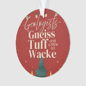 Grappige geoloog ornament (voorkant)