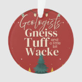 Grappige geoloog ornament (voorkant)