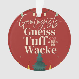 Grappige geoloog ornament