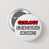 Grappige geoloog Shirten en geschenken Ronde Button 5,7 Cm (Voorkant /achterkant)