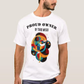 Grappige geometrische kunst, moderne abstracte kun t-shirt (Voorkant)