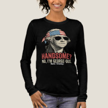 Grappige George Washington George-achtige Retro Pa