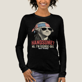 Grappige George Washington George-achtige Retro Pa Tri-Blend Shirt
