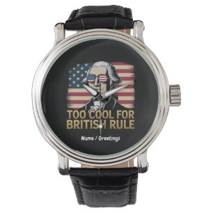 Grappige George Washington Te Koel voor Britse Reg Horloge
