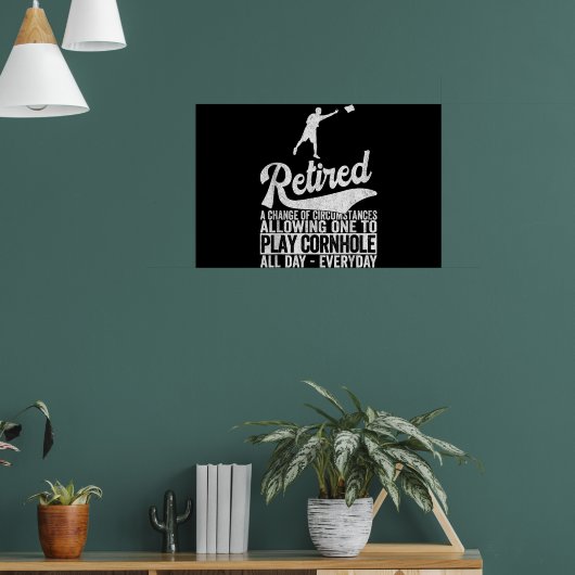 Grappige Gepensioneerde Definitie Pensioenplan Cor Poster (Woonkamer 1)
