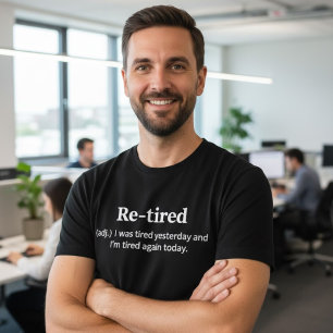 Grappige Gepensioneerde Definitie Sarcastische Pen T-shirt