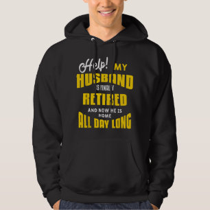Grappige Gepensioneerde Echtgenoot Pensioen Citaat Hoodie