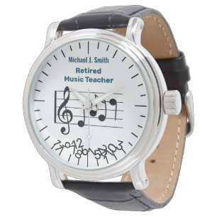 Grappige Gepensioneerde Muziekleraar Naam Jumble N Horloge