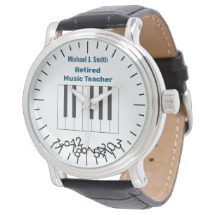 Grappige Gepensioneerde Muziekleraar Naam Jumble N Horloge