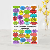 Grappige Gepensioneerde Verpleegkundige Geschenken Kaart (Gele Bloem)